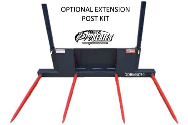 Skid Steer Hay Frame Attachment - Optioanl Hay Spear and